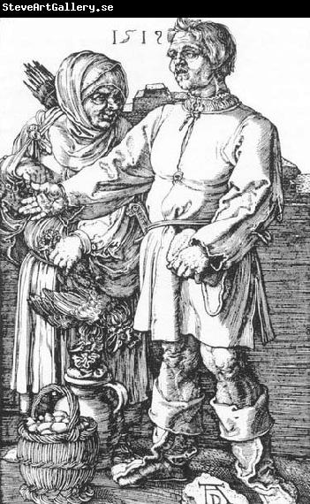 Albrecht Durer The Peasant and His Wife at the Market